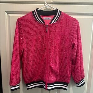 Pink Sequin Kids Jacket